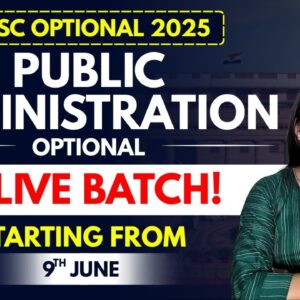Public Administration for UPSC Optional